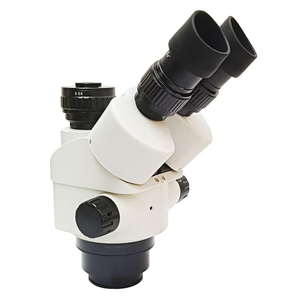 Trinocular Stereo Microscope 7X-45X - 7X-45X Profesyonel Plastik trinoküler mikroskop kafası