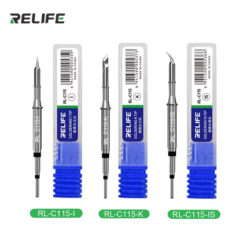 C115 Nano Soldering Iron Station - RELIFE C115-K/I/IS Nano Seviye Evrensel T115