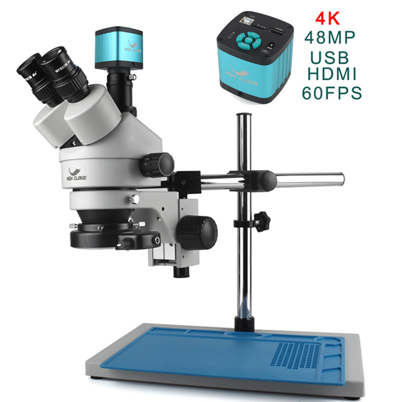 Simul-Focal Industrial Microscope 4K Hdmi - 4K 48MP HDMI Kamera Seti 3.5X