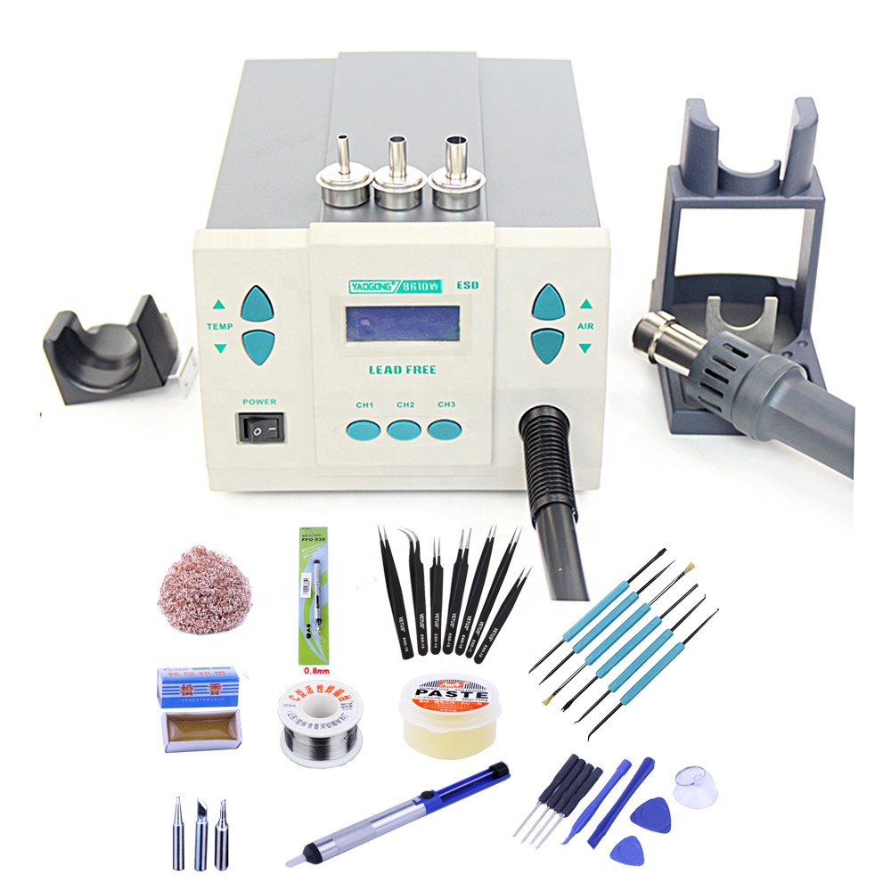Hot Air Rework Station 861Dw - Dijital Ekranlı Elektrikli Havya + Sıcak