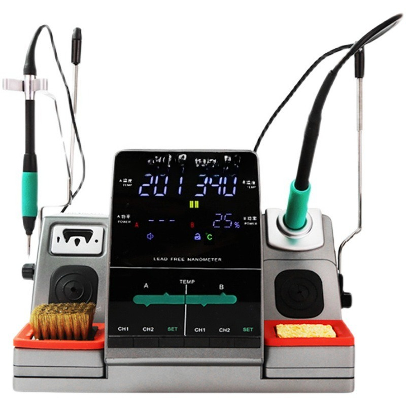 C115 Nano Soldering Iron Station - C210 havya başlığına sahip nano kaynak