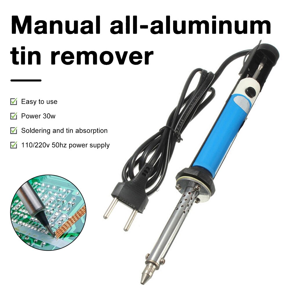 Desoldering Pump Electric Vacuum Station - AC 220V Elektrikli Lehim Sökme Makinesi