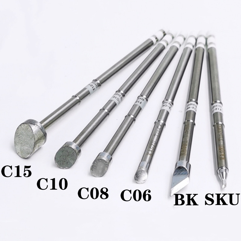 T12 Soldering Station Oled - KAGZU T12-BK/SKU/C6/C8/C10/C15 serisi Kaynak demir uçları