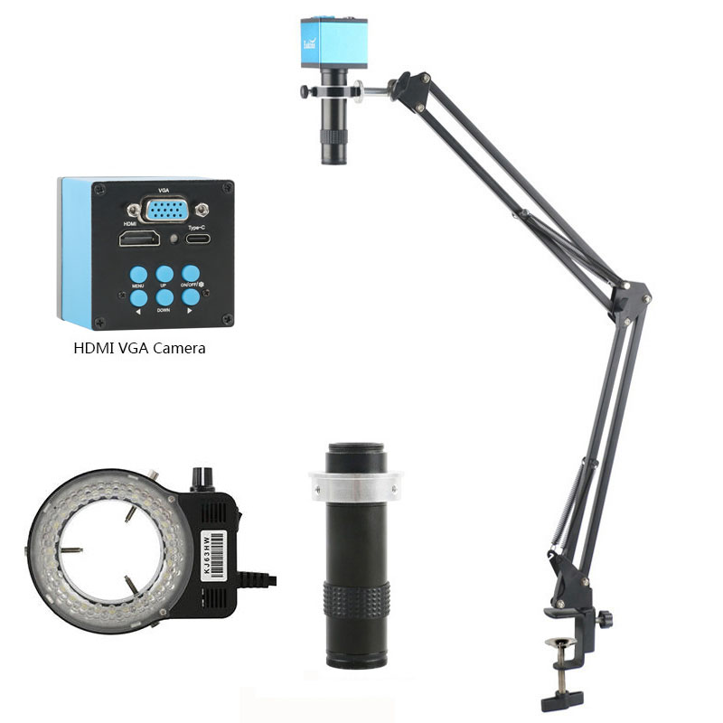 4K Microscope Camera Sony Sensor - 1X-200X Ayarlanabilir Zoom 4K 2K 48MP