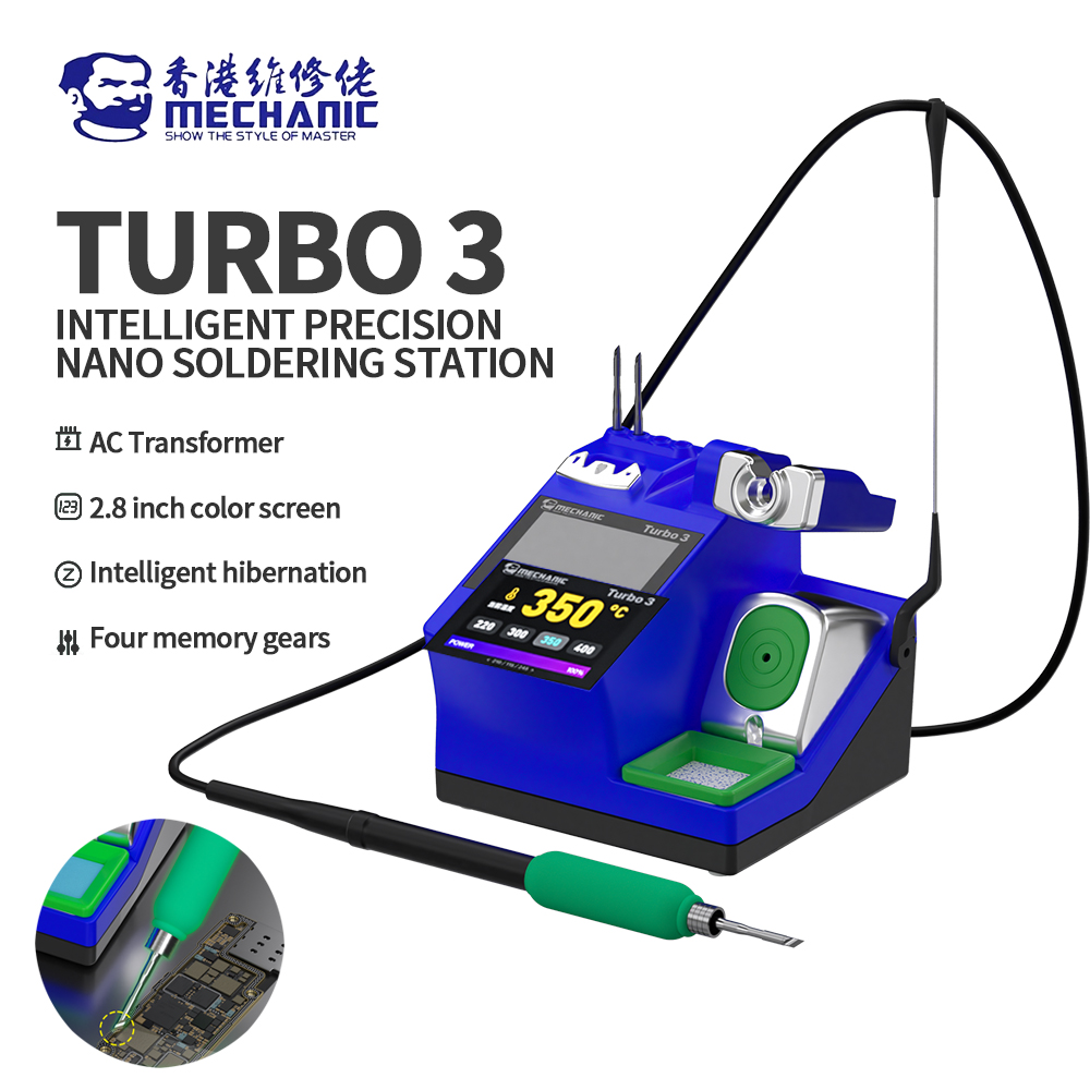 C210 Precision Soldering Station - MEKANIK Turbo 3 150 W Akıllı