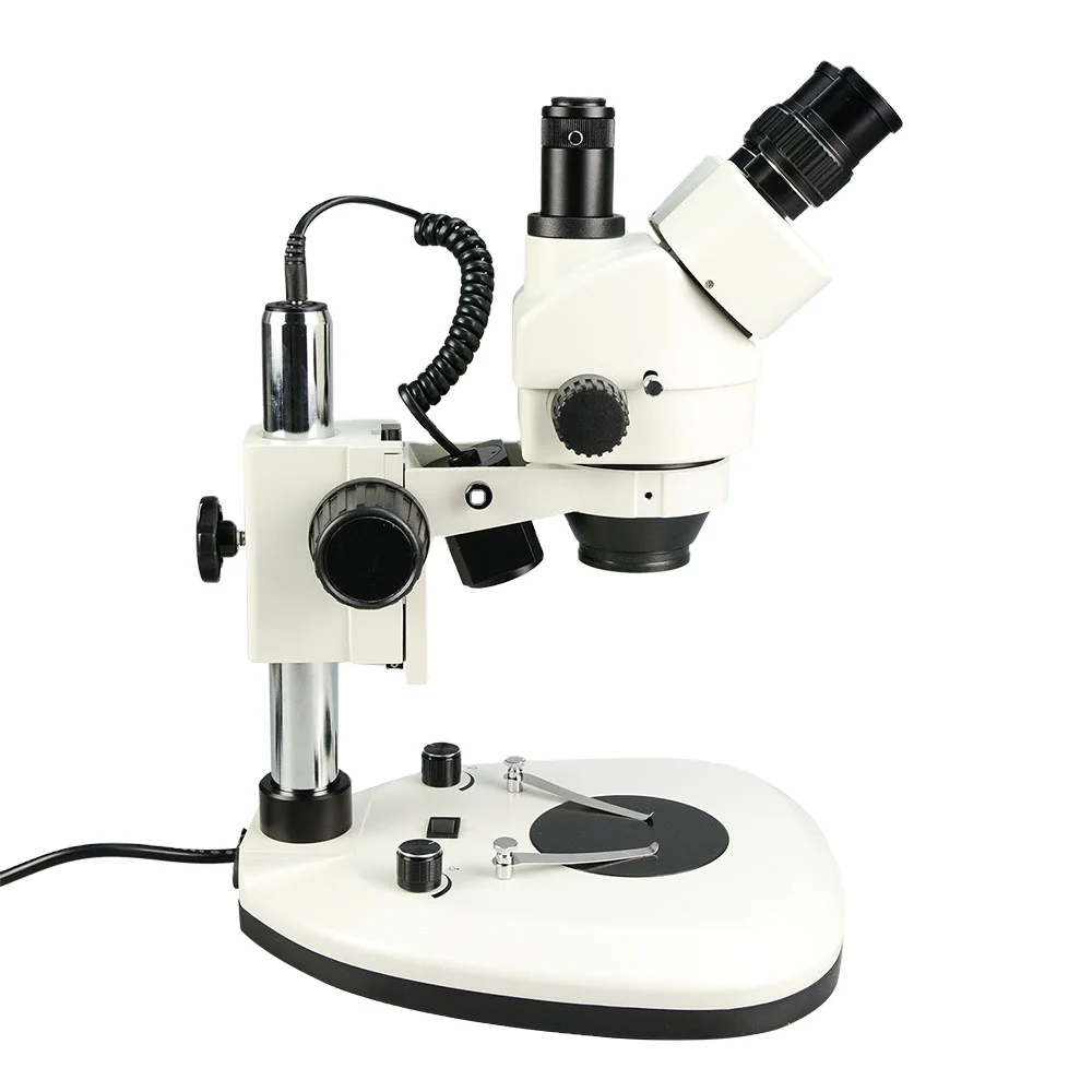 Trinocular Stereo Microscope 7X-45X - Fabrika 7x-45x Optik Endüstriyel Trinoküler Mikroskop,