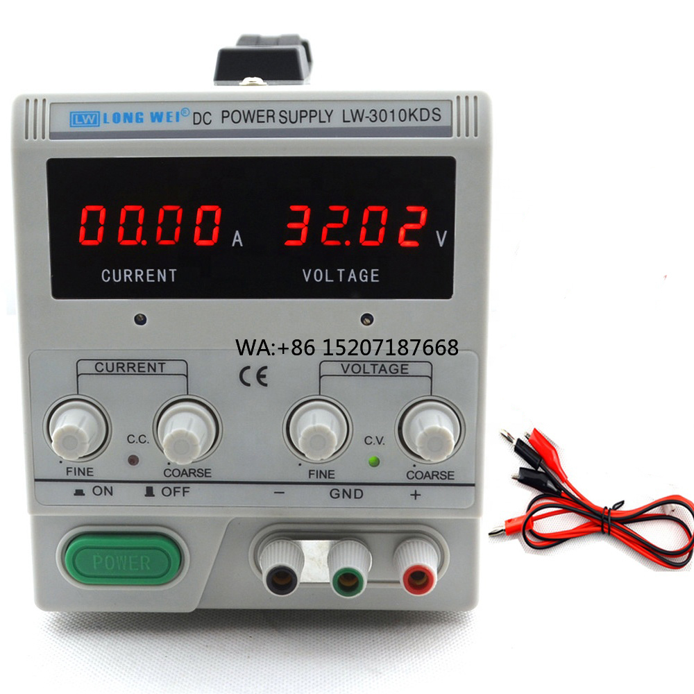 High Precision Dc Power Supply 30V 10A - Yüksek Hassasiyetli 4 Haneli DC Düzenlenmiş