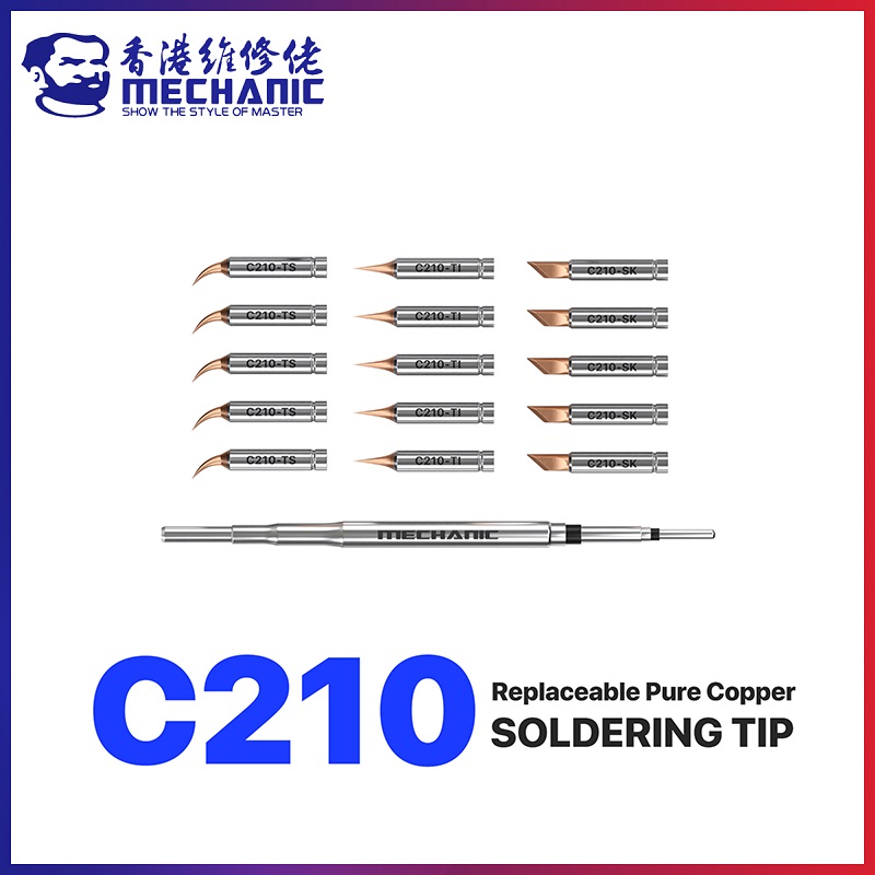 C210 Precision Soldering Station - MECHANIC C210 Serisi Havya Ucu Hassas