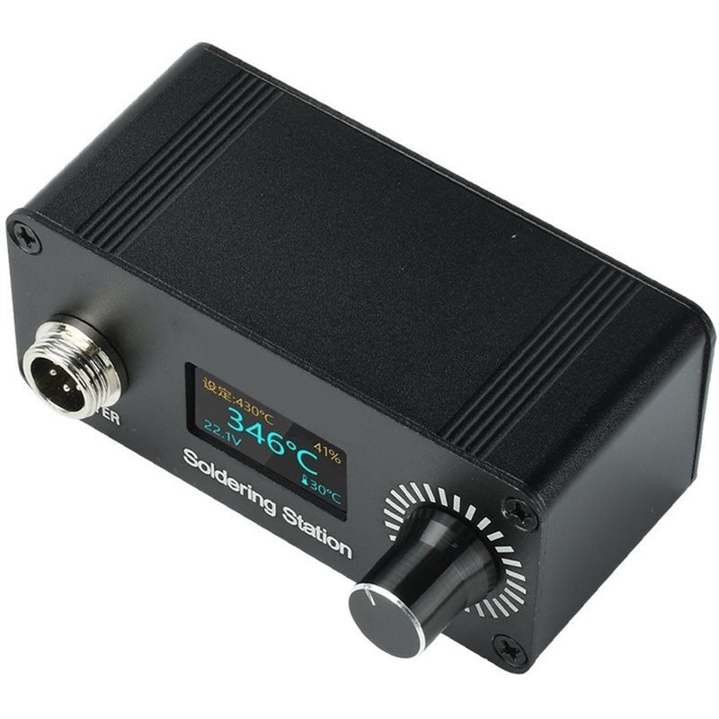 T12 Soldering Station Oled - ABYN-Professional T12 Taşınabilir Mini Dijital Lehimleme