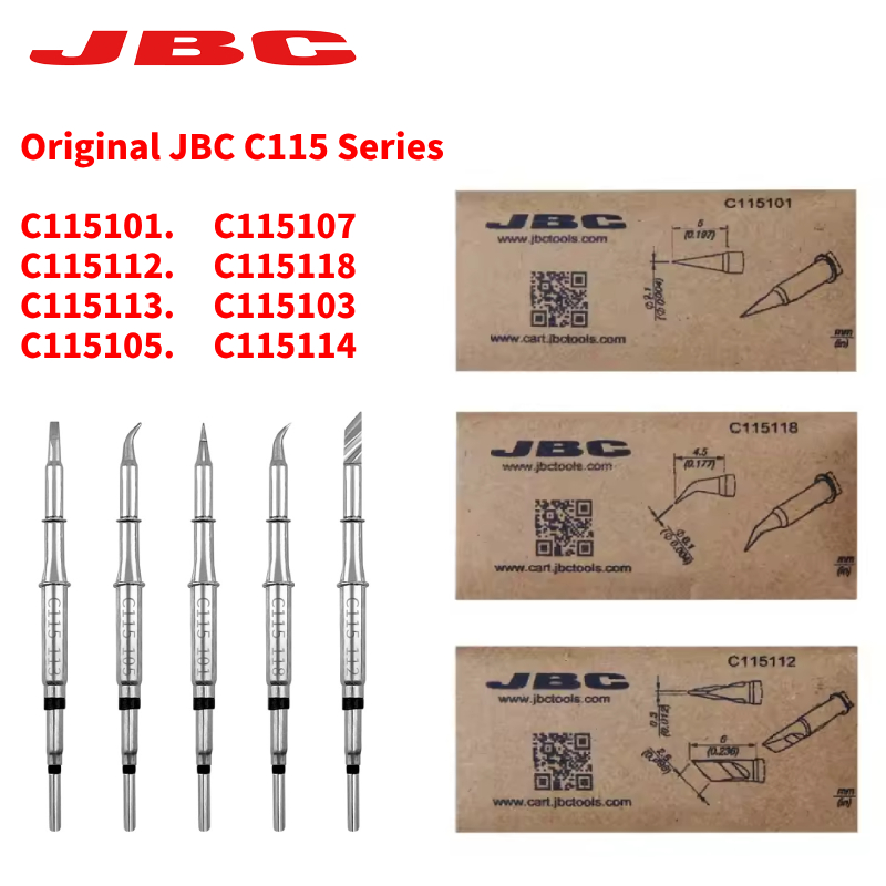 C115 Nano Soldering Iron Station - Orijinal JBC C115 Havya Ucu Rework