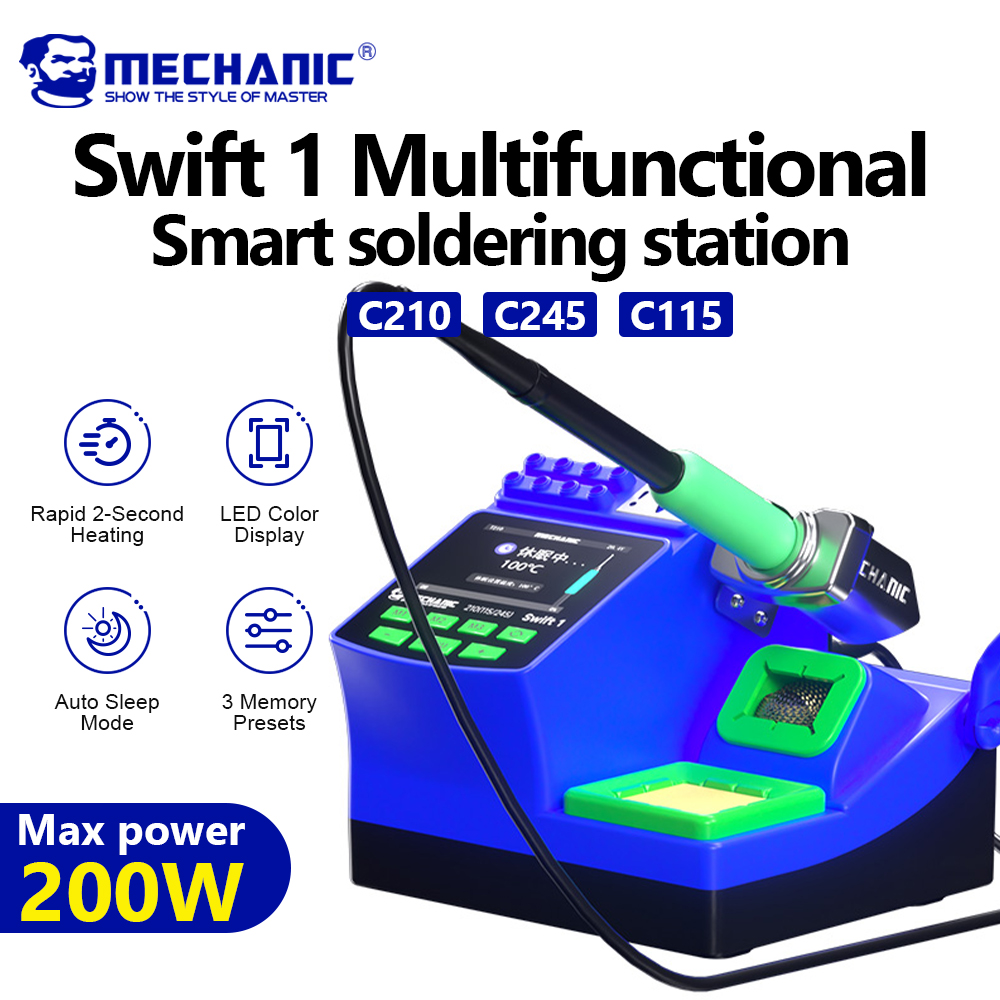 MECHANIC Swift 1 Dijital Lehim - C210 Precision Soldering Station incelemesi ve fiyatı