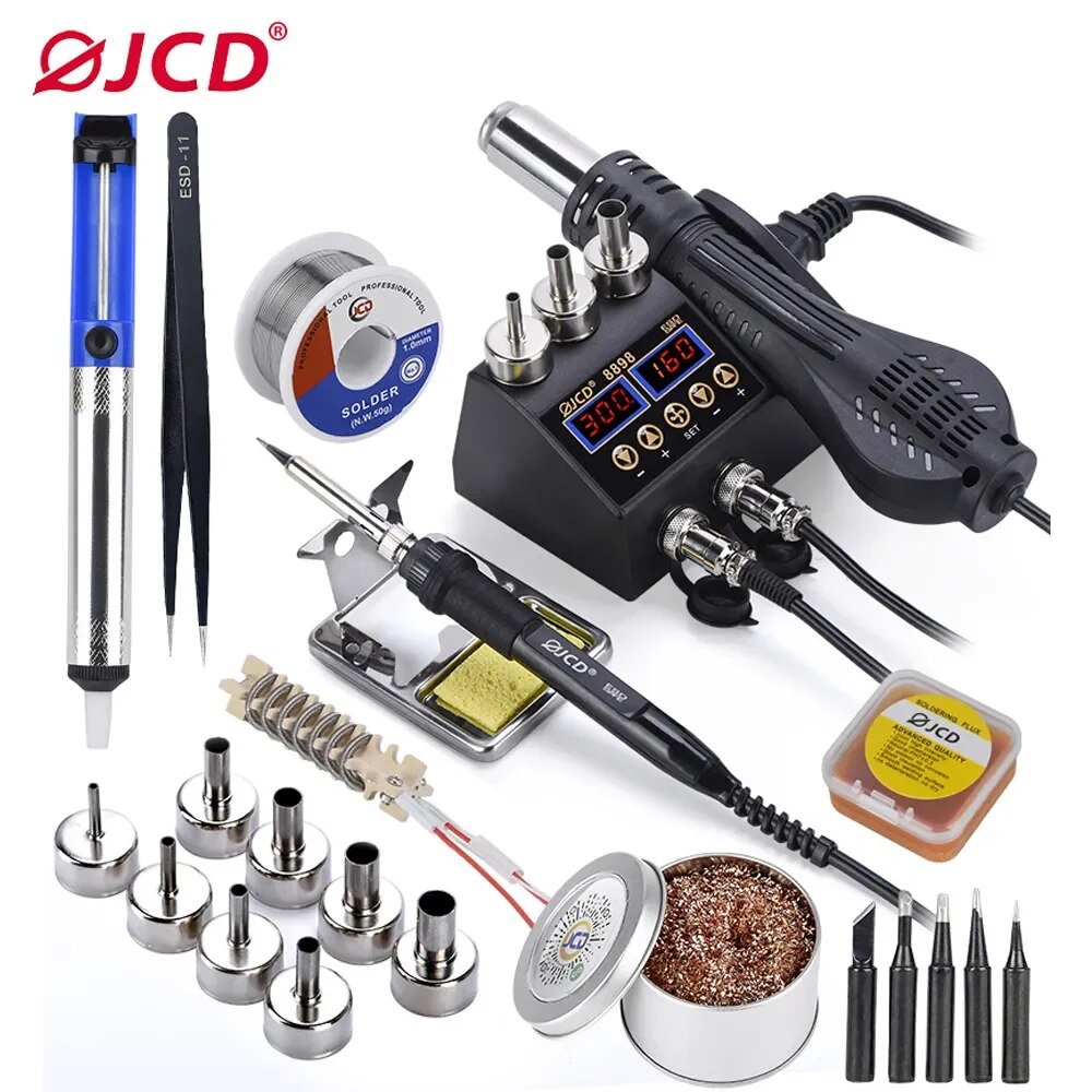 JCD 2 in 1 750 W Lehimleme İst - 2 In 1 Soldering Rework Station 750W incelemesi ve fiyatı