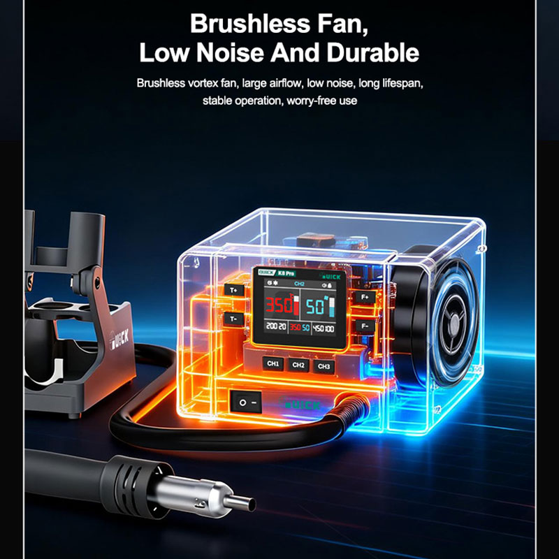 QUICK K8 Pro Akıllı Sıcak Hava - Infrared Bga Rework Station incelemesi ve fiyatı