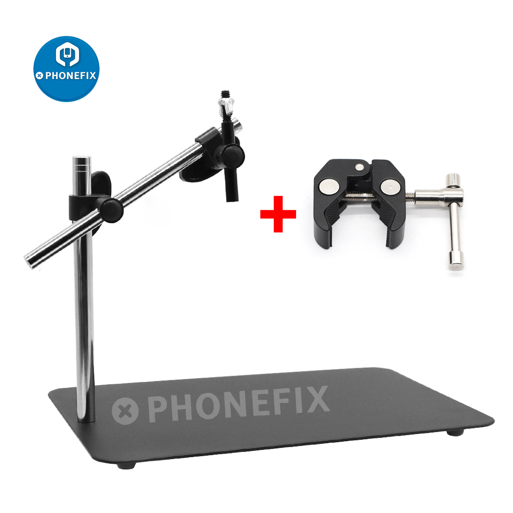 Evrensel çift Boom Stereo yakı - Articulating Arm Boom Stand Microscope incelemesi ve fiyatı