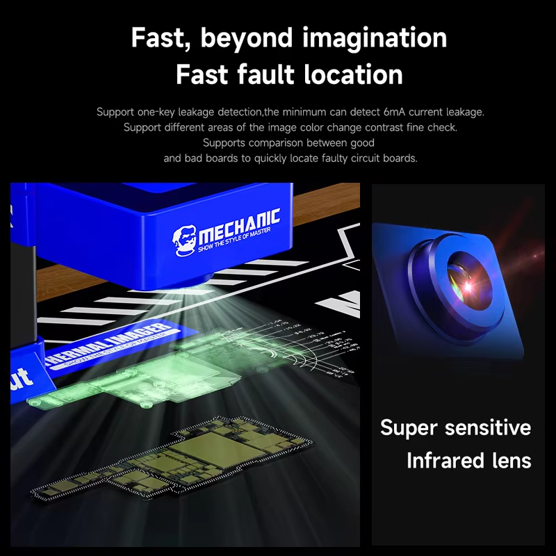 Mekanik iScout 3D Termal Görün - Thermal Imaging Camera Pcb Repair incelemesi ve fiyatı