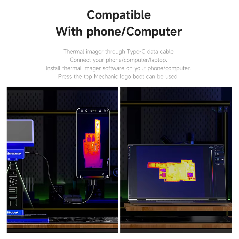 Mekanik iScout 3D Termal Görün - Thermal Imaging Camera Pcb Repair incelemesi ve fiyatı