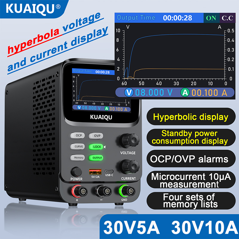 KUAIQU 5-Digit Ultra Hassas Ay - High Precision Dc Power Supply 30V 10A incelemesi ve fiyatı