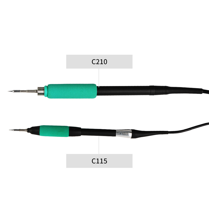 C210 havya başlığına sahip nan - C115 Nano Soldering Iron Station incelemesi ve fiyatı