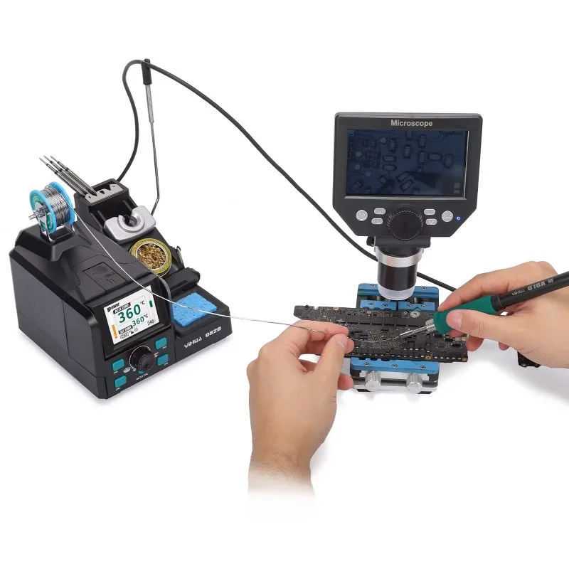 982D Dijital Hızlı Isıtma Havy - C210 Precision Soldering Station incelemesi ve fiyatı