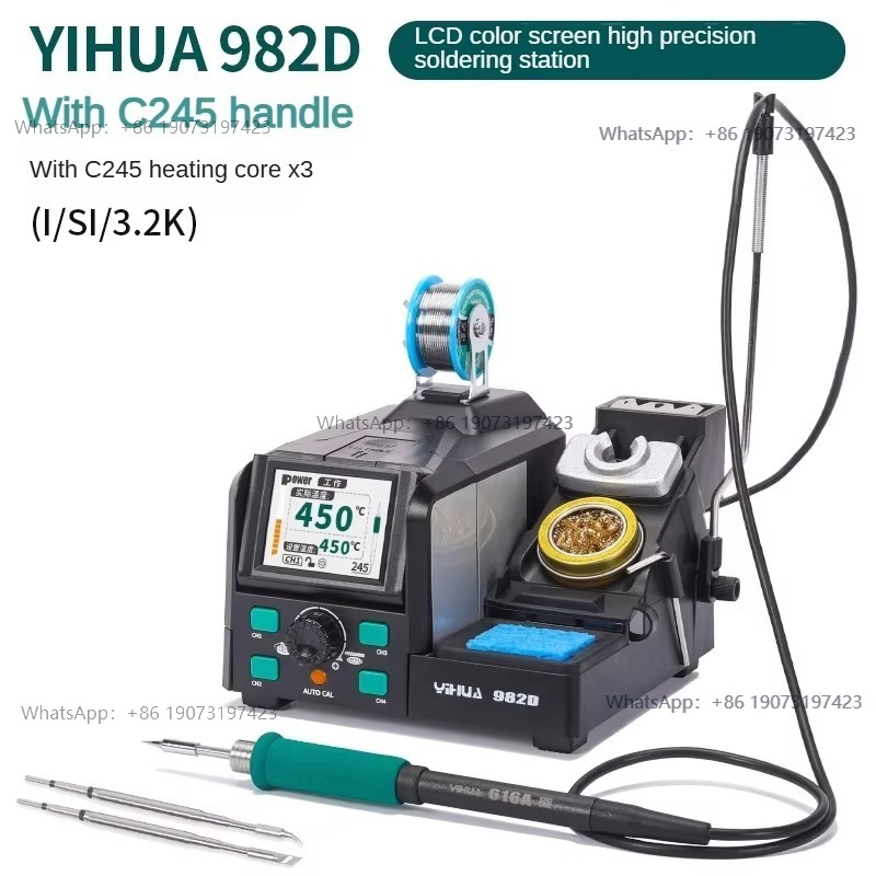 982D Dijital Hızlı Isıtma Havy - C210 Precision Soldering Station incelemesi ve fiyatı