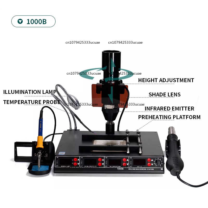 1000B/1000A Kızılötesi Çok Fon - Infrared Bga Rework Station incelemesi ve fiyatı