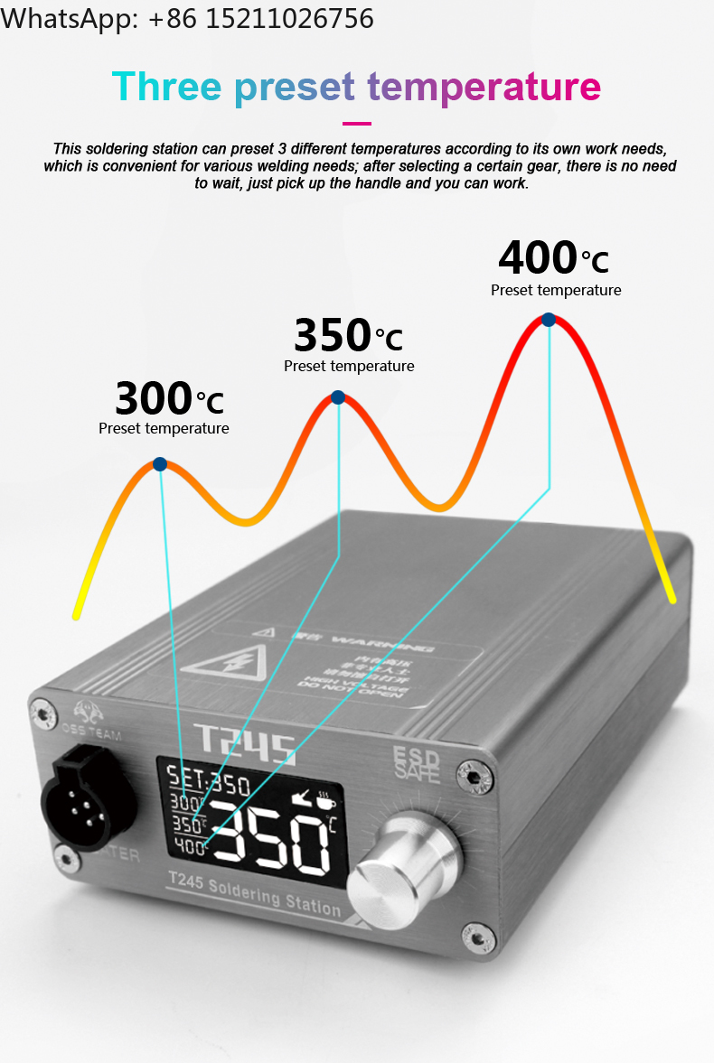 OSS T245 Lehimleme İstasyonu 1 - C245 Soldering Station 130W incelemesi ve fiyatı