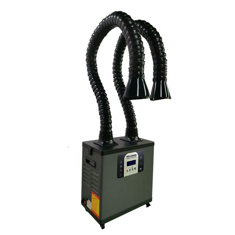 C200Y Taşınabilir Yüksek Güçlü - Fume Extractor Soldering Dual Arm incelemesi ve fiyatı