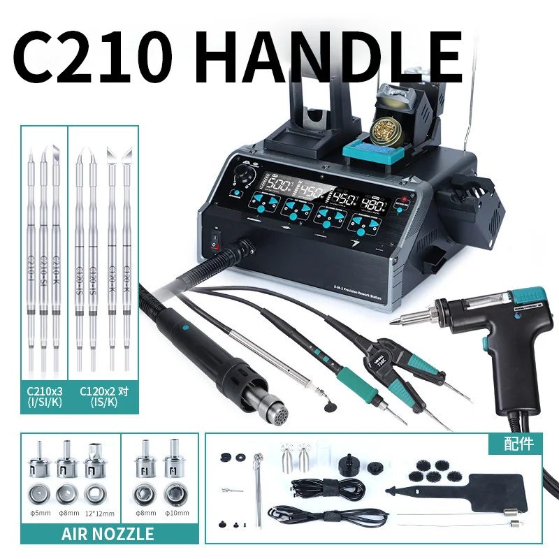 5'i 1 arada Lehim Sökme İstasy - C210 Precision Soldering Station incelemesi ve fiyatı