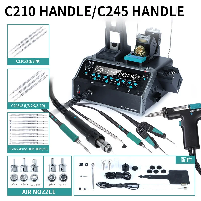 5'i 1 arada Lehim Sökme İstasy - C210 Precision Soldering Station incelemesi ve fiyatı