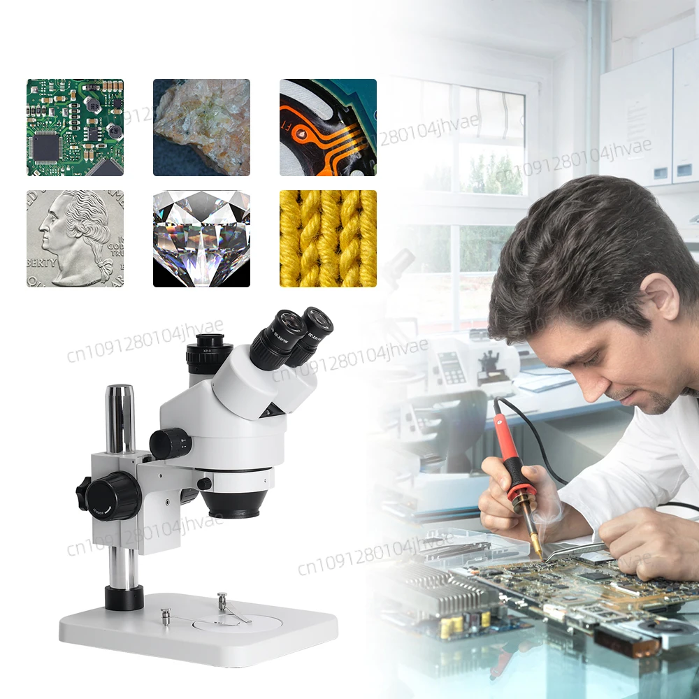 2025 YENİ Gerçek Fotoğraf 3.5X - Trinocular Stereo Microscope 7X-45X incelemesi ve fiyatı