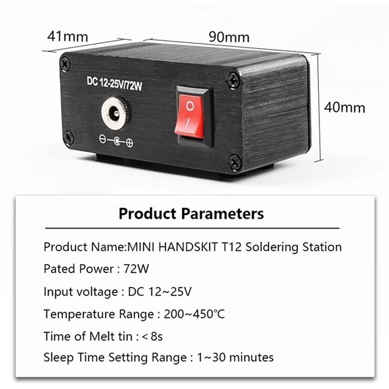 AB11-T12 Ev Tamirleri İçin Leh - T12 Soldering Station Oled incelemesi ve fiyatı