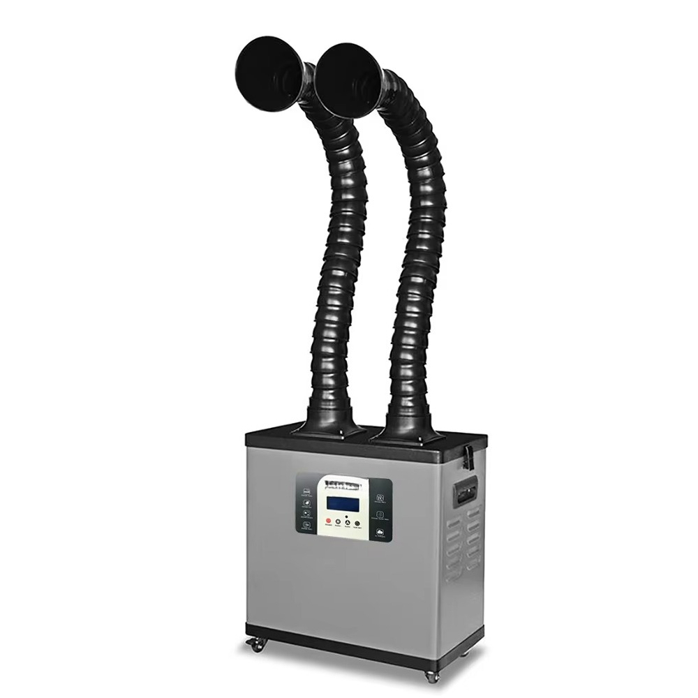 C200Y Taşınabilir Yüksek Güçlü - Fume Extractor Soldering Dual Arm incelemesi ve fiyatı