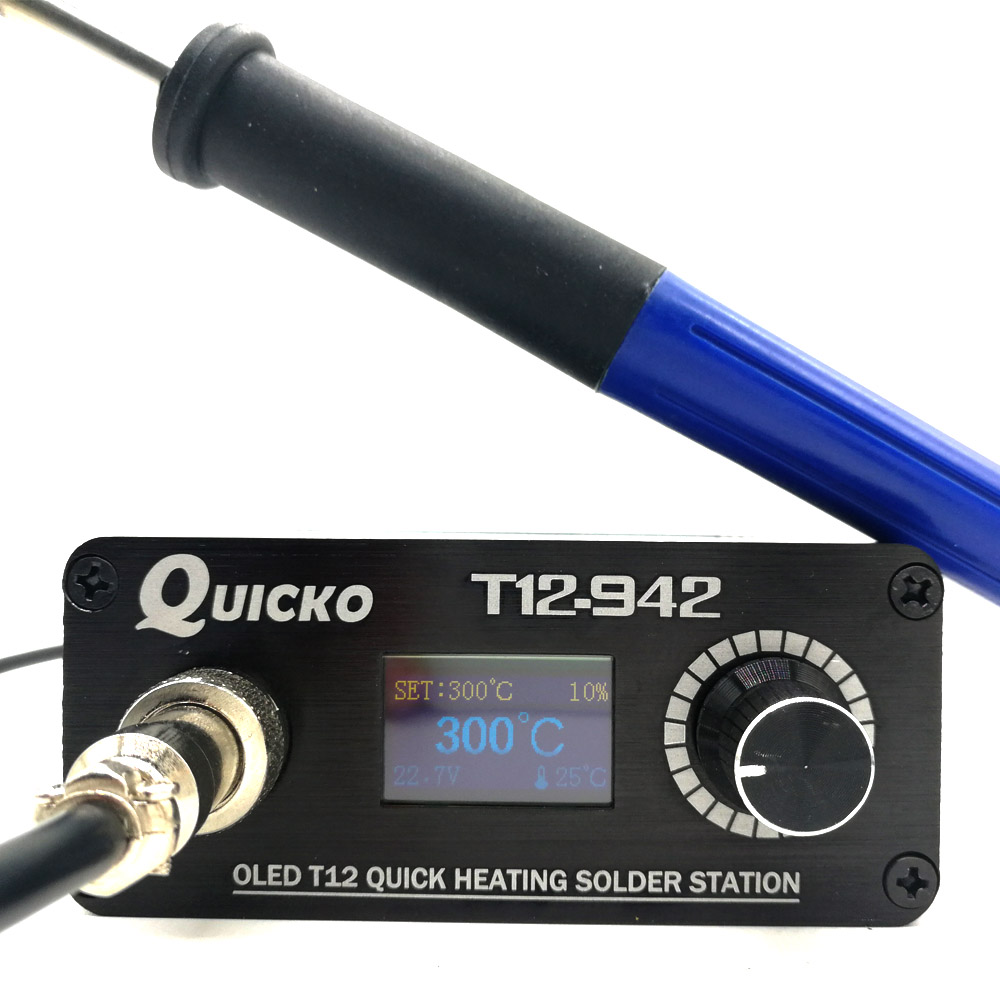 QUICKO MINI T12 STC OLED dijit - T12 Soldering Station Oled incelemesi ve fiyatı