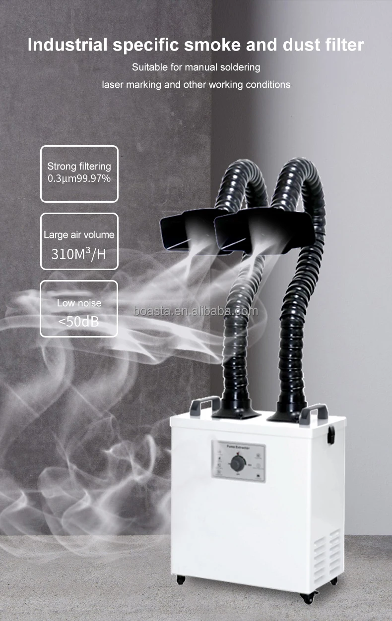 Boasta Duman Hava Temizleyici  - Fume Extractor Soldering Dual Arm incelemesi ve fiyatı