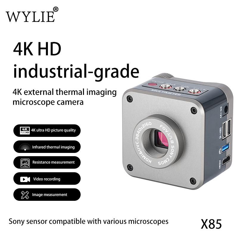 WYLIE X85 4K HD Mikroskop Kame - Thermal Imaging Camera Pcb Repair incelemesi ve fiyatı