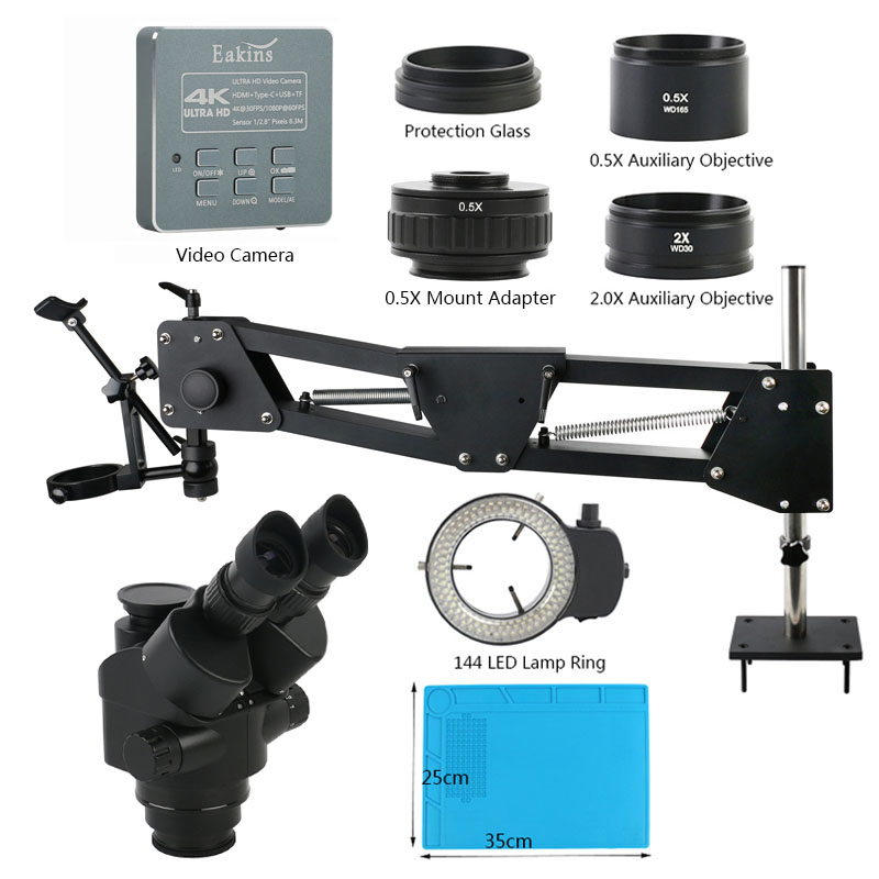 3.5X - 90X Zoom Simul odak end - Simul-Focal Industrial Microscope 4K Hdmi incelemesi ve fiyatı