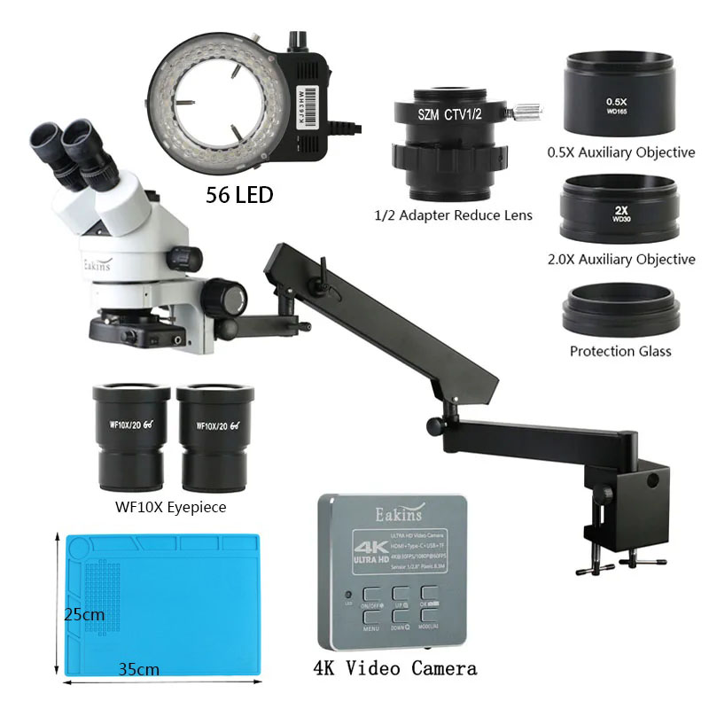 Simul Odak Endüstriyel Trinokü - Simul-Focal Industrial Microscope 4K Hdmi incelemesi ve fiyatı