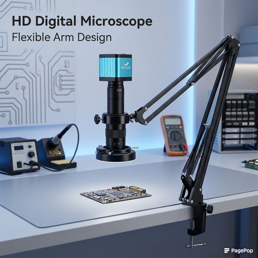 48MP 4K 1080P HDMI USB Endüstr - 4K Microscope Camera Sony Sensor incelemesi ve fiyatı