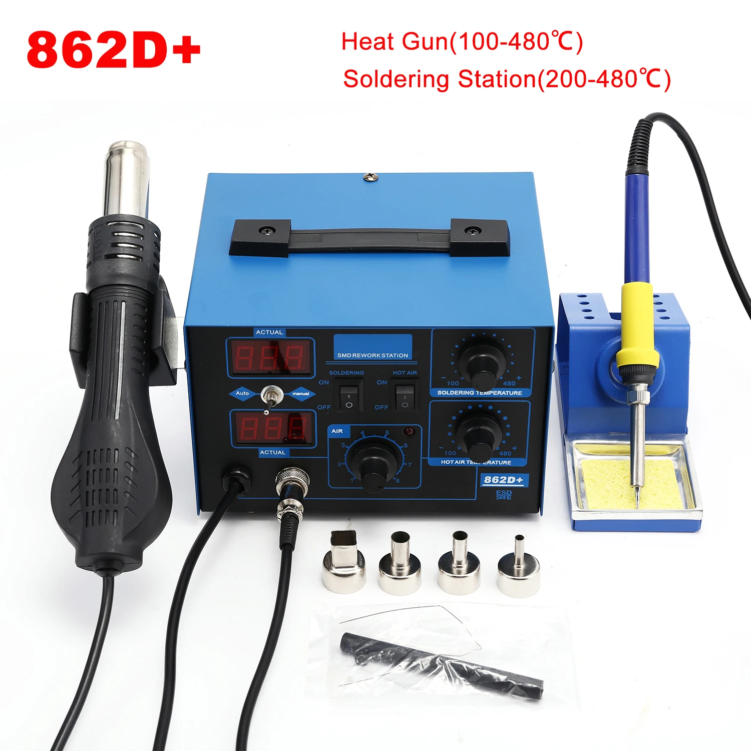 2 In 1 750W Lehimleme İstasyon - 2 In 1 Soldering Rework Station 750W incelemesi ve fiyatı