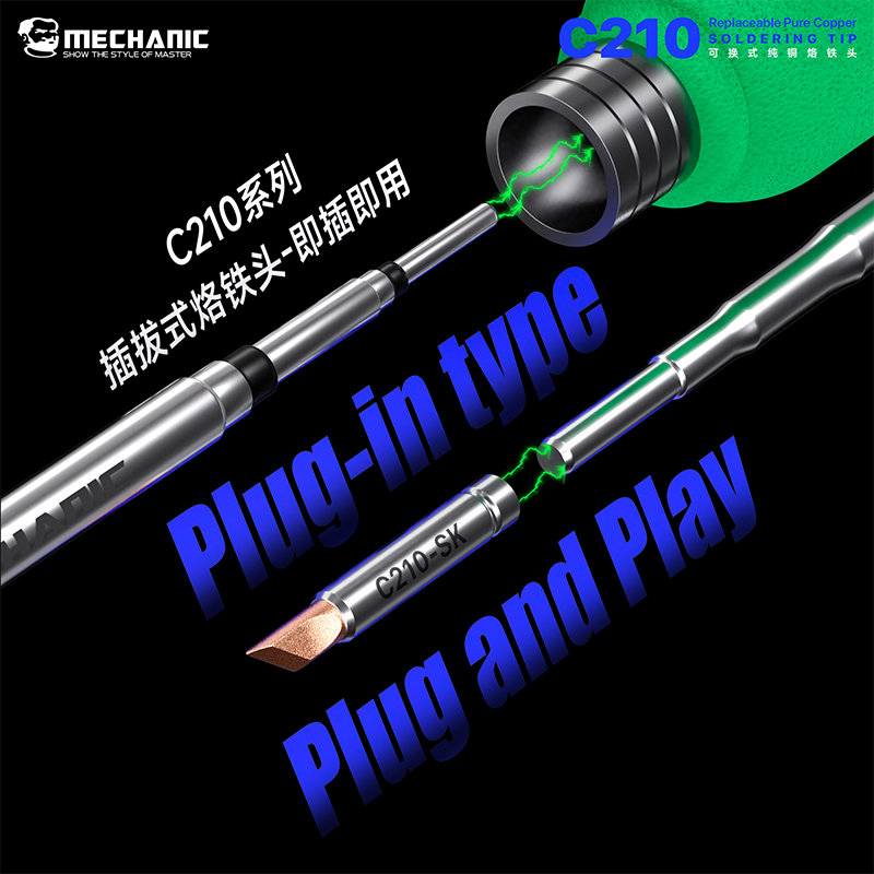 MECHANIC C210 Serisi Havya Ucu - C210 Precision Soldering Station incelemesi ve fiyatı