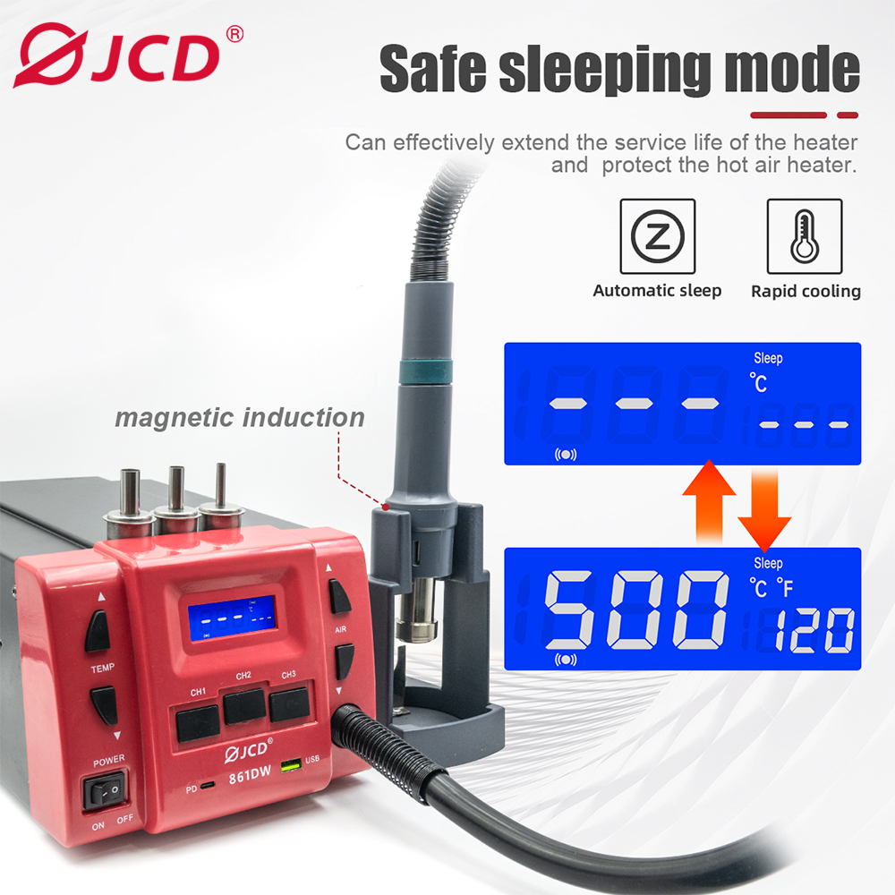 JCD 861DW Sıcak Hava Tabancası - Hot Air Rework Station 861Dw incelemesi ve fiyatı