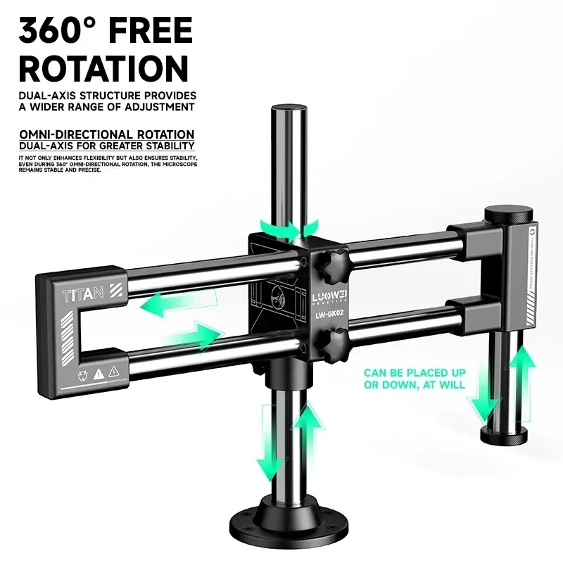 LUOWEI LW-GK02 Çift Eksenli Mi - Articulating Arm Boom Stand Microscope incelemesi ve fiyatı