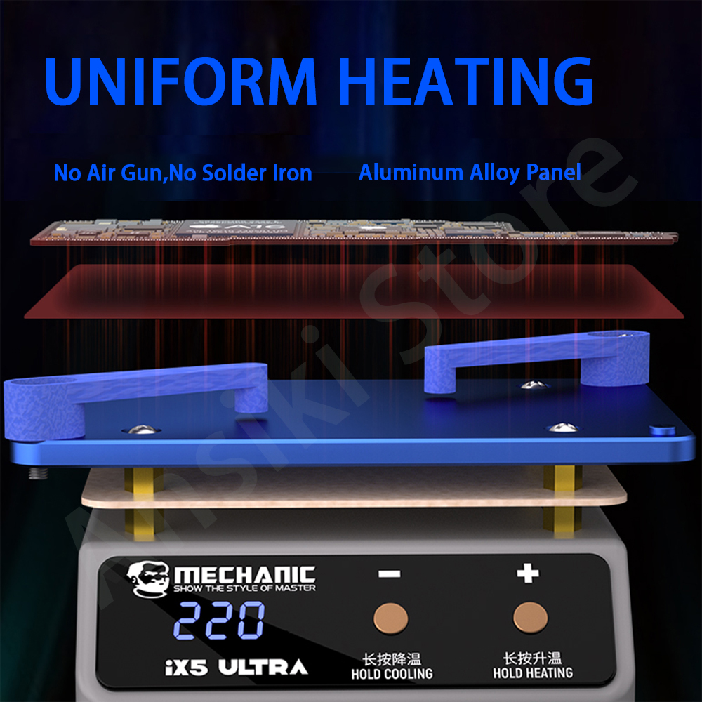 MEKANIK ix5 Ultra Isıtma Platf - Infrared Bga Rework Station incelemesi ve fiyatı