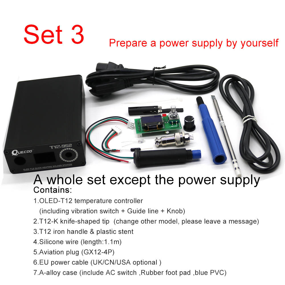 T12 STC-OLED havya DIY parça k - T12 Soldering Station Oled incelemesi ve fiyatı