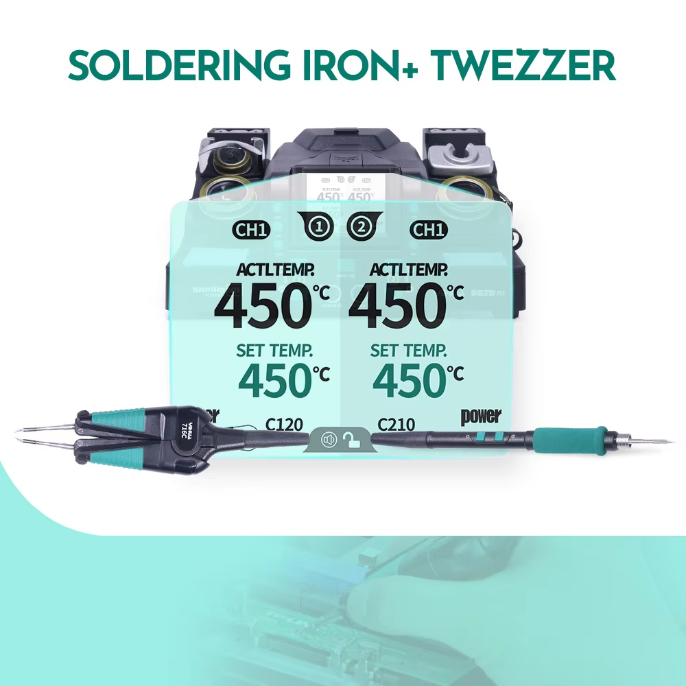 SMT SMD Mikro Bileşen Tamir İs - C210 Precision Soldering Station incelemesi ve fiyatı