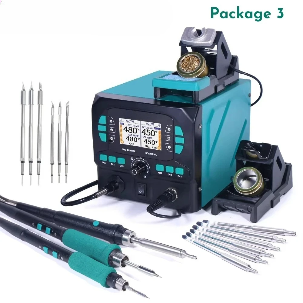 992D-II 2'si 1 Arada Nano Sıca - C210 Precision Soldering Station incelemesi ve fiyatı