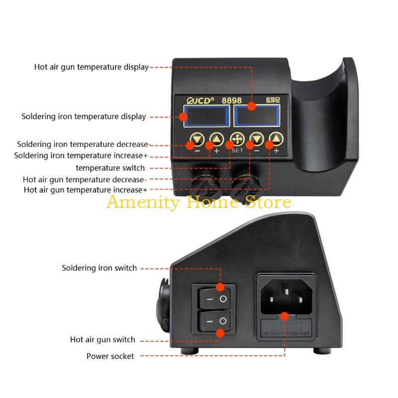 F26C 2 In 1 Havya Sıcak Hava Y - 2 In 1 Soldering Rework Station 750W incelemesi ve fiyatı