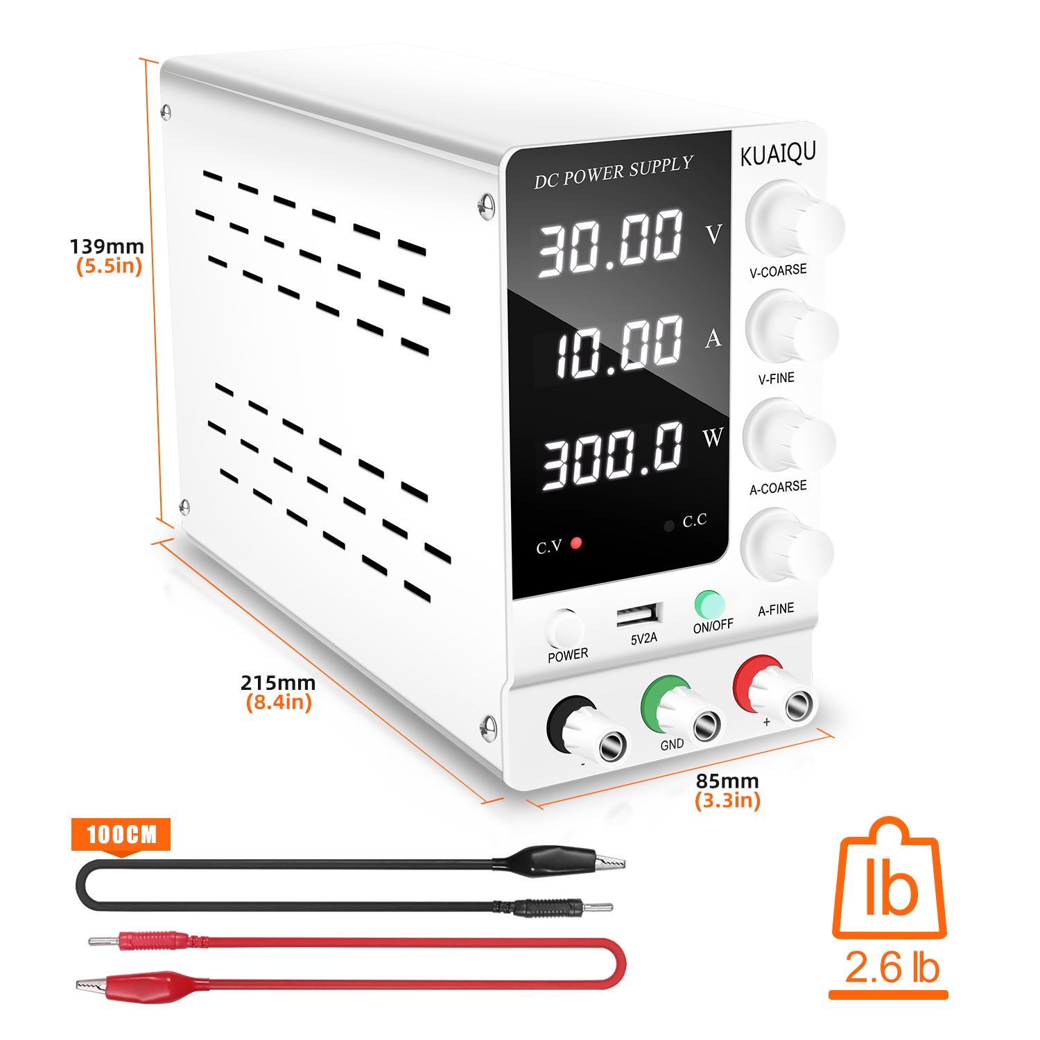 KUAIQU Lab DC Güç Kaynağı 30V  - High Precision Dc Power Supply 30V 10A incelemesi ve fiyatı